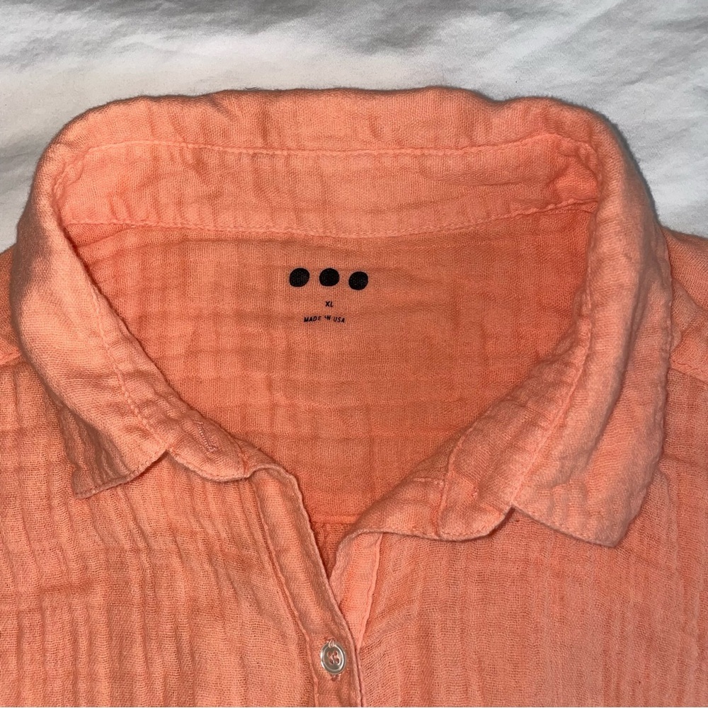 Three Dots Crinkle Button Down - image 4